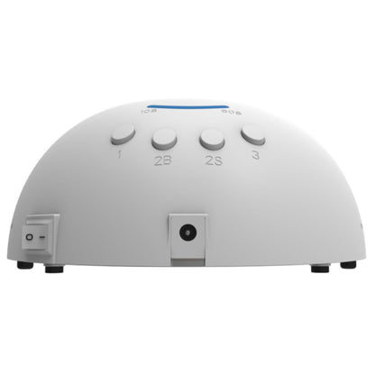 CND LED Lamp curing all 5 fingers at once with preset timer buttons