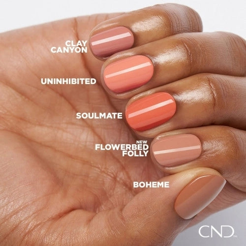 CND Shellac Clay Canyon rusty terracotta gel polish manicure