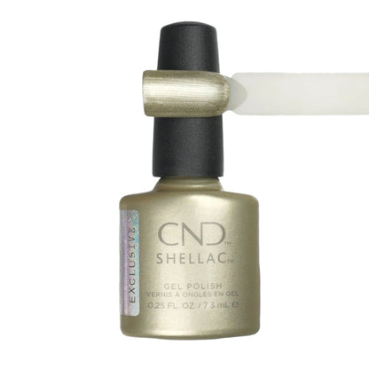 CND Shellac Divine Diamond pale champagne Shellac gel nails