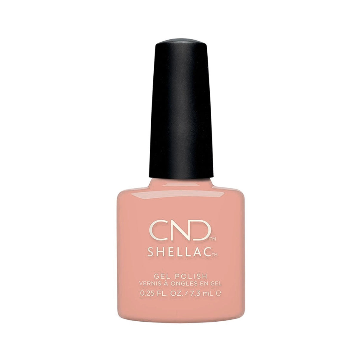 CND Shellac Flowerbed Folly dusty mauve pink gel polish swatch