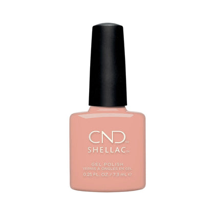 CND Shellac Flowerbed Folly dusty mauve pink gel polish swatch
