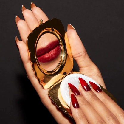 CND VINYLUX Bordeaux Babe #365 nail polish bottle featuring a deep burgundy nail colour manicure