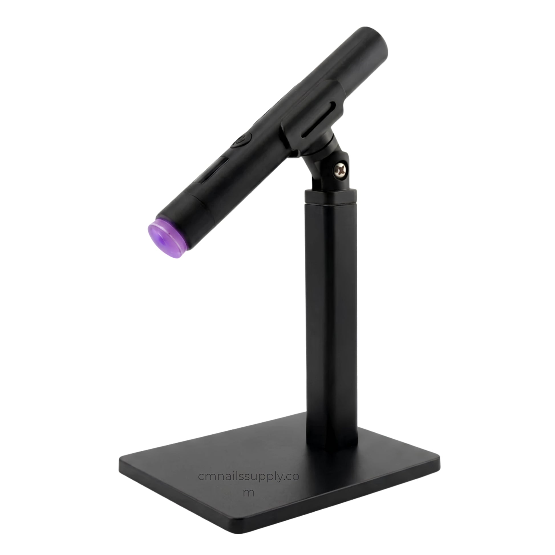Cordless LED nail lamp with 360 degree magnetic rotating stand black uv lamp