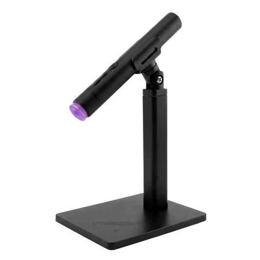 Cordless LED nail lamp with 360 degree magnetic rotating stand black uv lamp