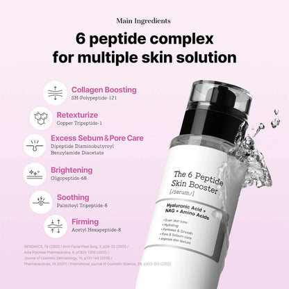 Back label of the COSRX peptide serum showing the ingredient list