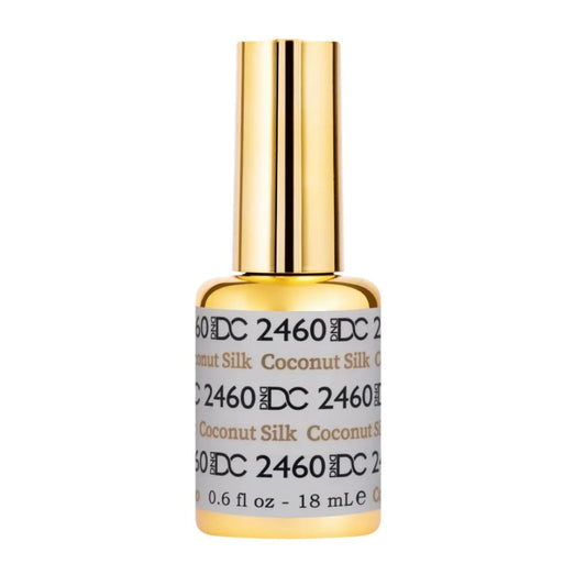 DC Coconut Silk 2460 gel and lacquer polish bottles, DC polish Canada