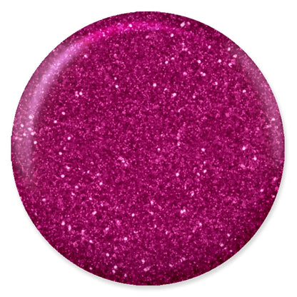 DC Mermaid #245 Brizo magenta holographic gel polish swatch showing vibrant pink-purple color