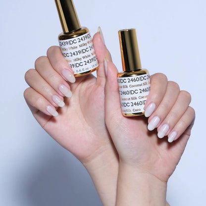 DC Coconut Silk 2460 nail polish and gel combo, DC Gel Canada