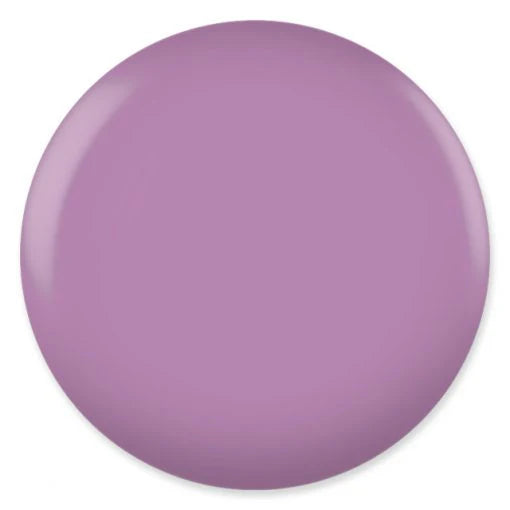dc gel polish Solid purple color swatch on a white background