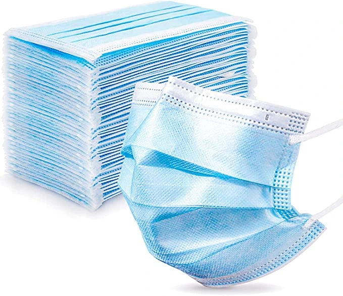 Disposable masks 50 pack with meltblown filtration layer Canada