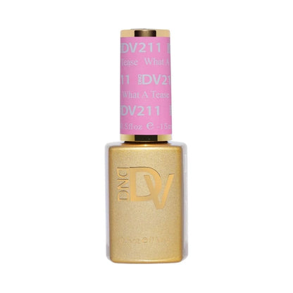 DIVA 211 What A Tease bright cool pink gel nail polish bottle
