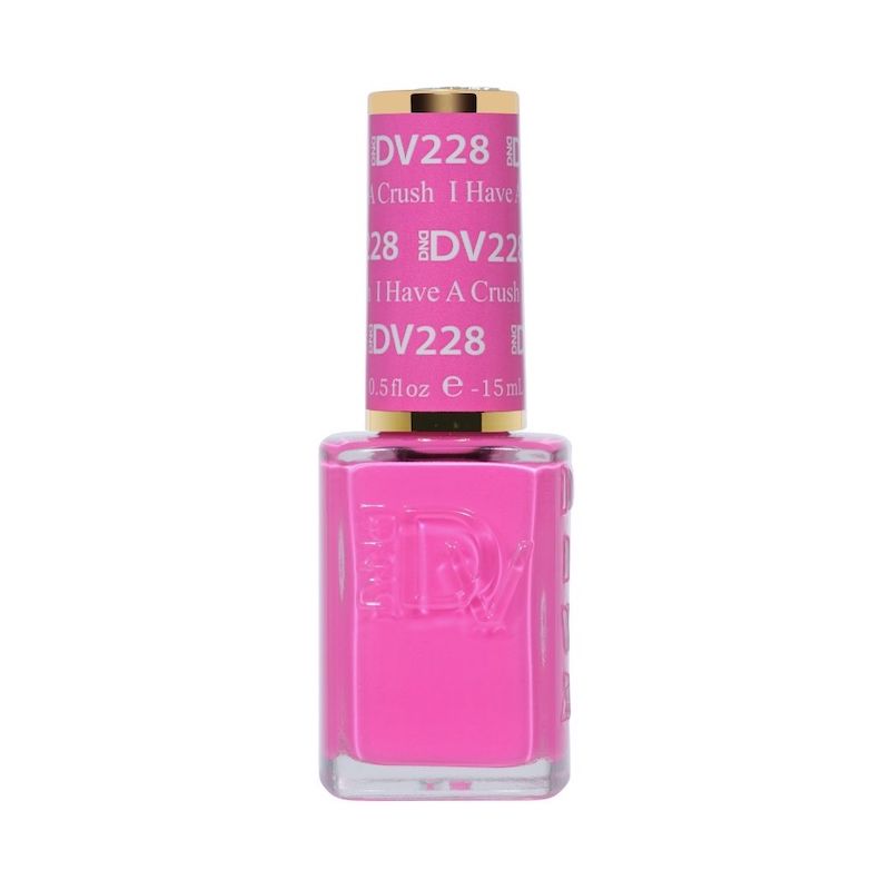 DIVA 228 I Have A Crush pink nail lacquer bottle detail