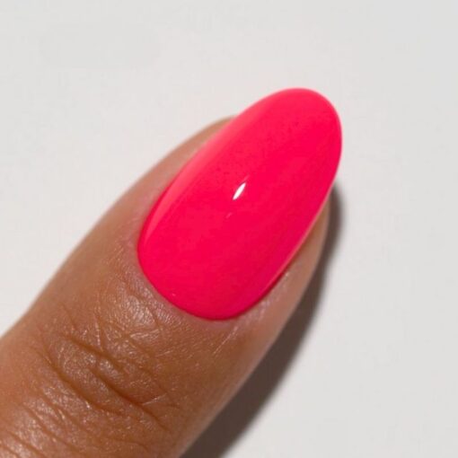 DIVA #229 Juicy Cowgirl gel polish duo swatch showing nude pink brown shade for nails