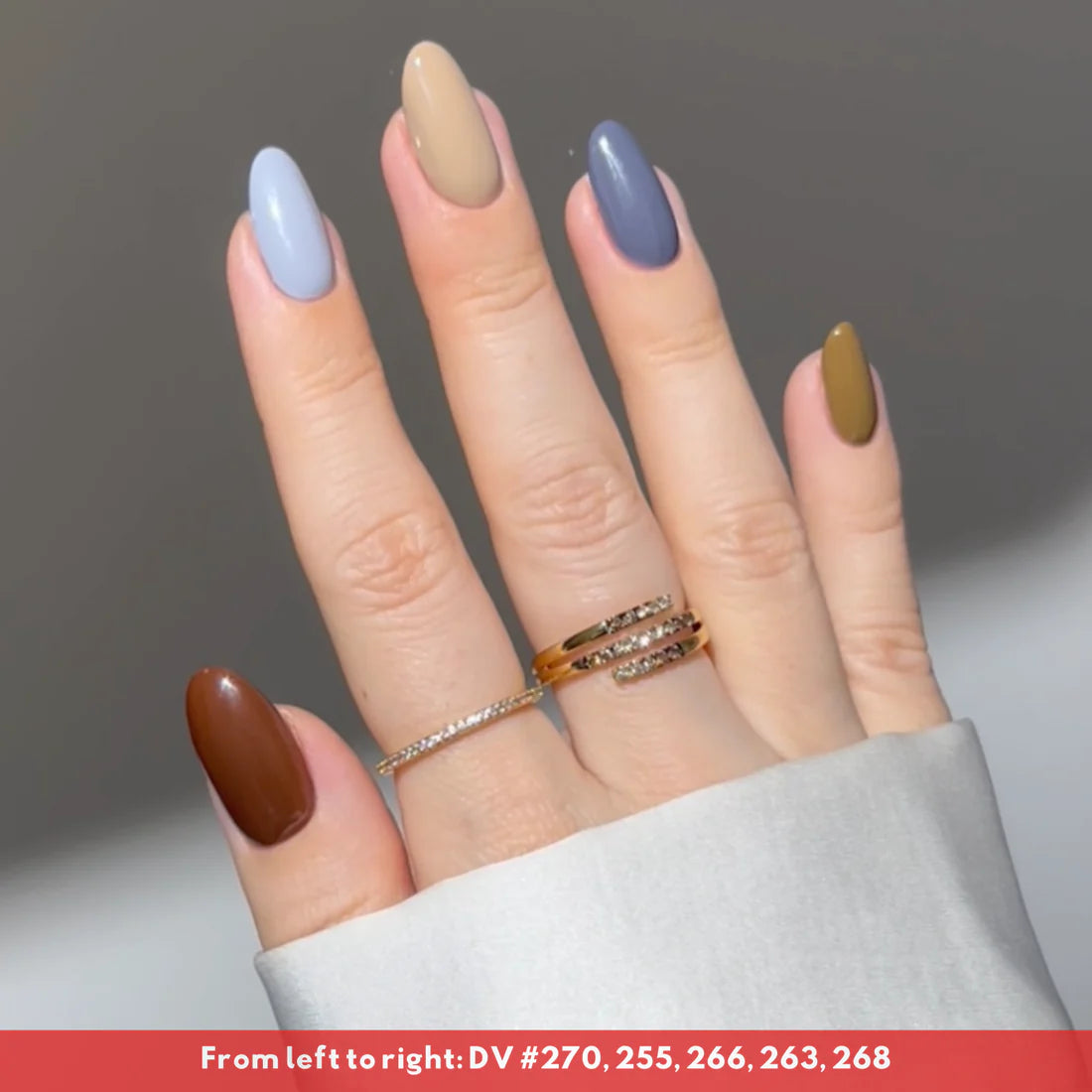 DIVA #266 Nude Mocha matching gel polish and nail lacquer for manicure and pedicure