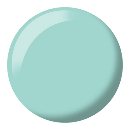 DND Air Of Mint #427 colour swatch showing the fresh mint green nail polish shade.