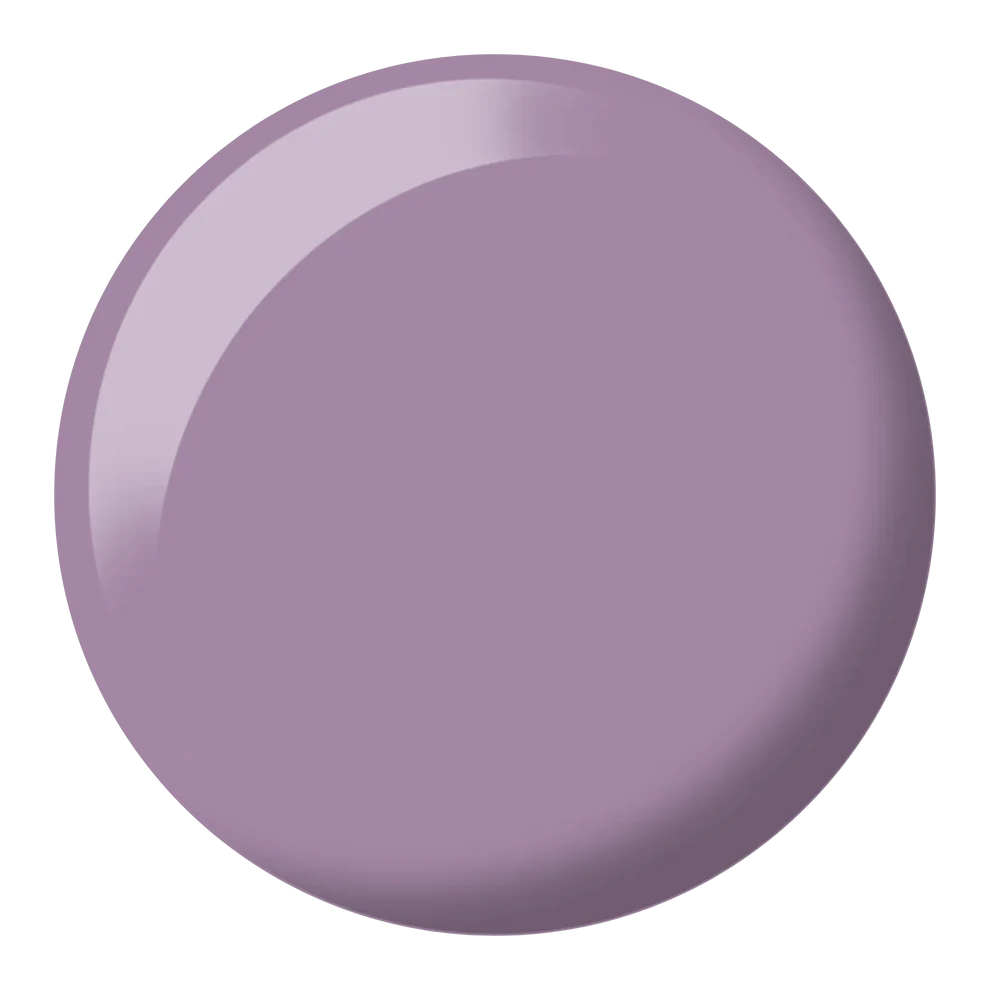 DND Antique Purple #489 colour swatch showing the cool dusty mauve nail polish shade.