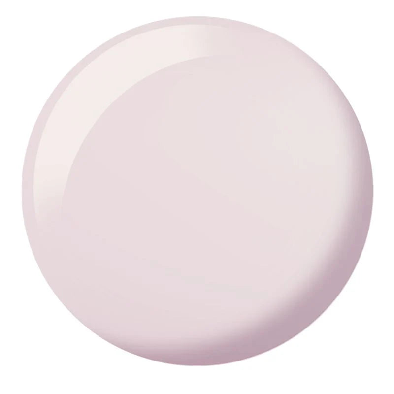 DND Bare Neutral #6565 - Gel & Nail Lacquer Duo - CM Nails & Beauty Supply, Close up of DND Bare Neutral 2345 sheer taupe polish color swatch showing warm undertones