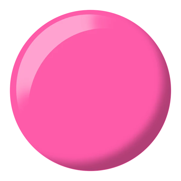 DND Be My Valentine #499 colour swatch showing the romantic rosy-toned pink nail polish shade.
