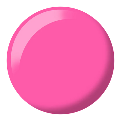 DND Be My Valentine #499 colour swatch showing the romantic rosy-toned pink nail polish shade.