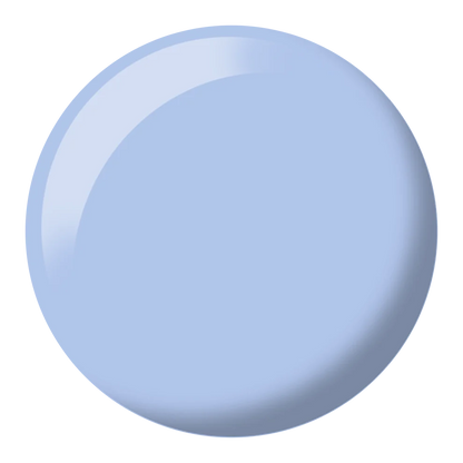 Close up color swatch of DND Blue Bell #574 showing the slate gray blue shade