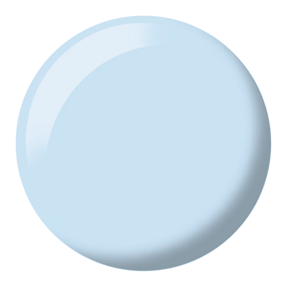 DND Blue River #529 colour swatch showing a soft minty blue nail polish shade.