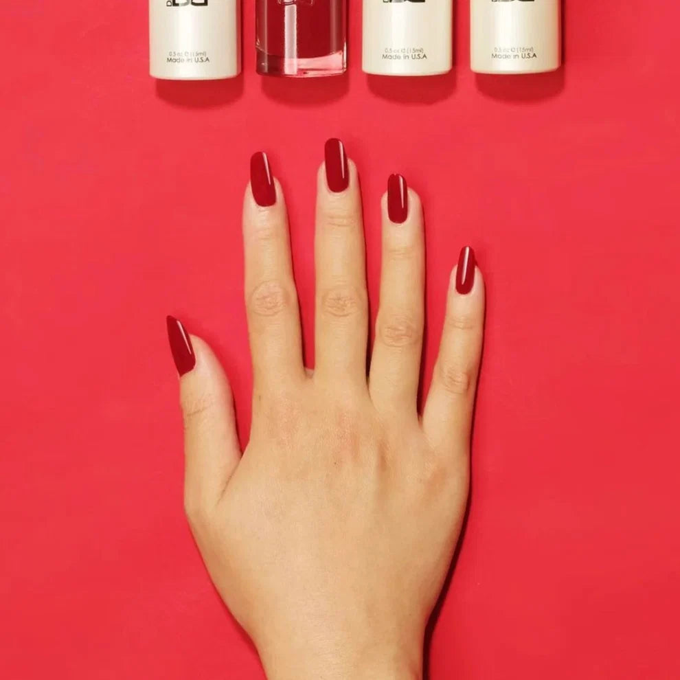 DND Boston University Red #429 Boston University red nail polish manicure