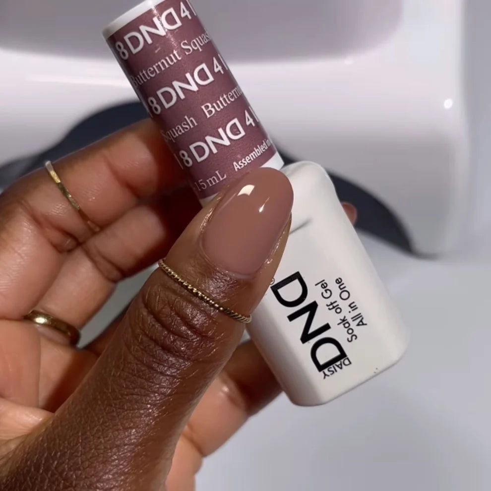 DND Butternut Squash #418 gel polish and lacquer at a Canadian nail supply store