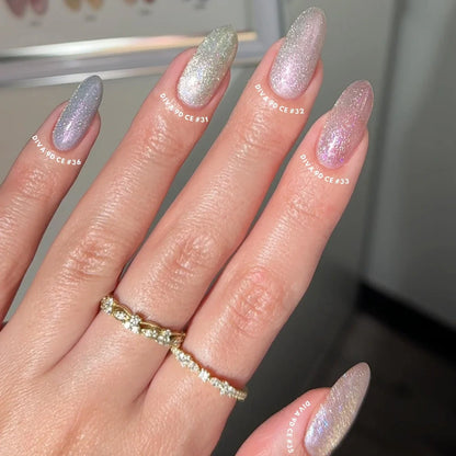 Magnetic cat eye gel polish by DND Diva shade #31 Pet Diary and other collections