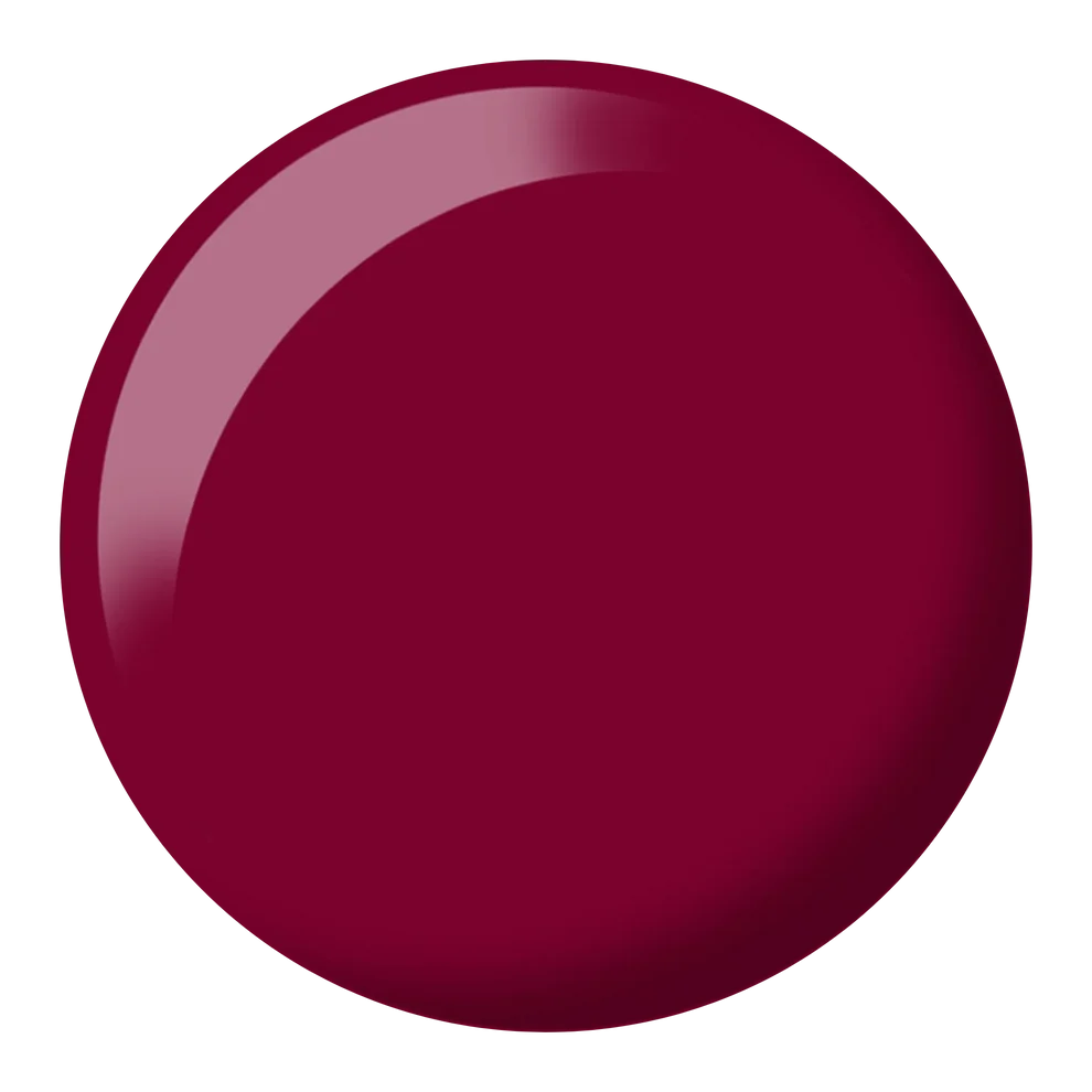 DND Cherry Berry #456 colour swatch showing the rich cherry berry nail polish shade.