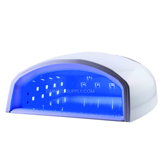 White DND cordless LED UV nail lamp side profile