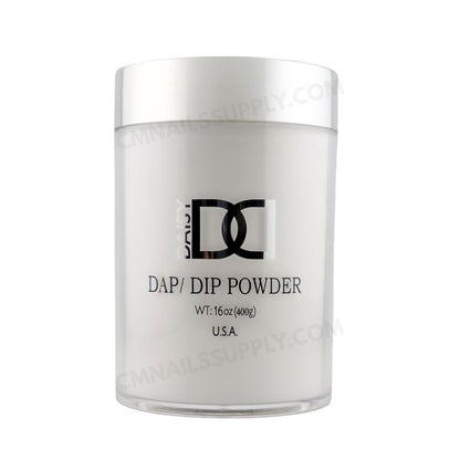 Front view of DND DC Dip Powder 001 Crystal Clear 400g professional dipping powder.