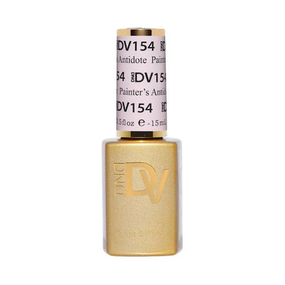 DND DIVA 154 Painter's Antidote light apricot pink beige gel nail polish bottle