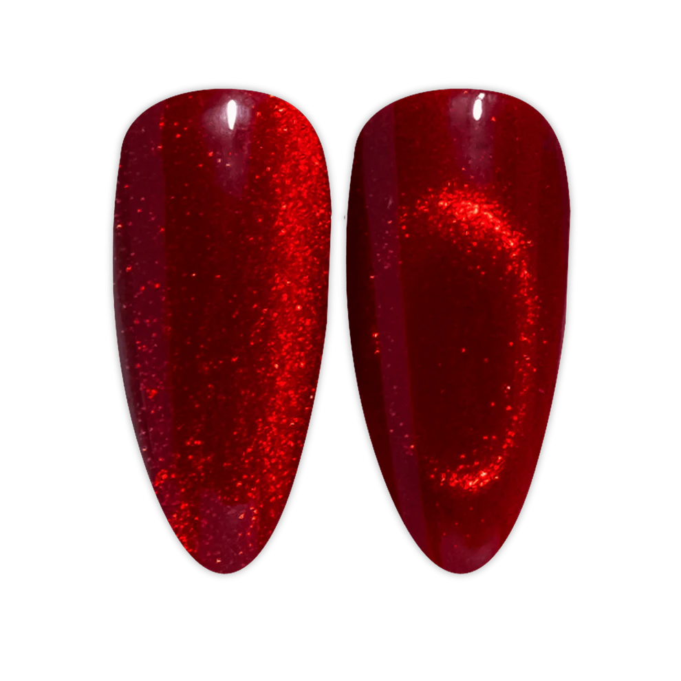 DND Diva 9D Cat Eye Gel Polish bottle in Feisty Paws shade #02 with magnetic effect formula