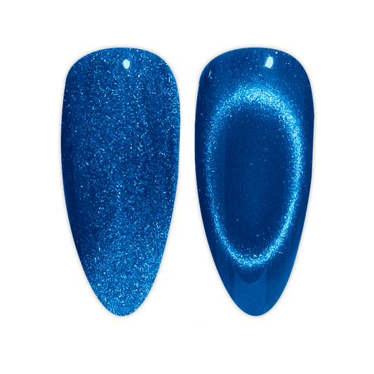 DND Diva 9D Cat Eye Gel Polish bottle in Loyal To You shade #04 with magnetic effect formula from cat eye nail polish brand