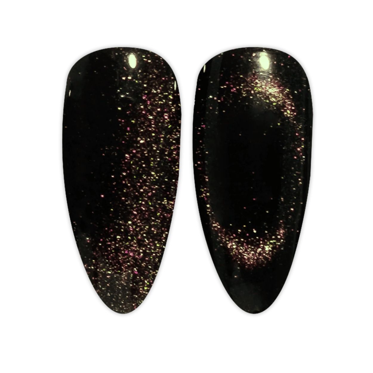 DND Diva 9D Cat Eye Gel Polish bottle in Meow or Never shade #06 with magnetic effect formula from cat eye nail polish brand