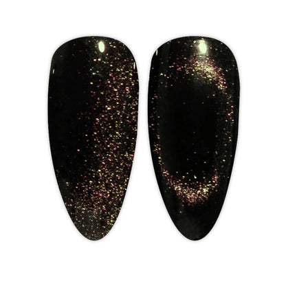 DND Diva 9D Cat Eye Gel Polish bottle in Meow or Never shade #06 with magnetic effect formula from cat eye nail polish brand
