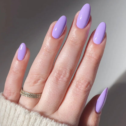 DND Diva Duo Clique-Bait #194 purple gel and lacquer polish set, DND polish Canada