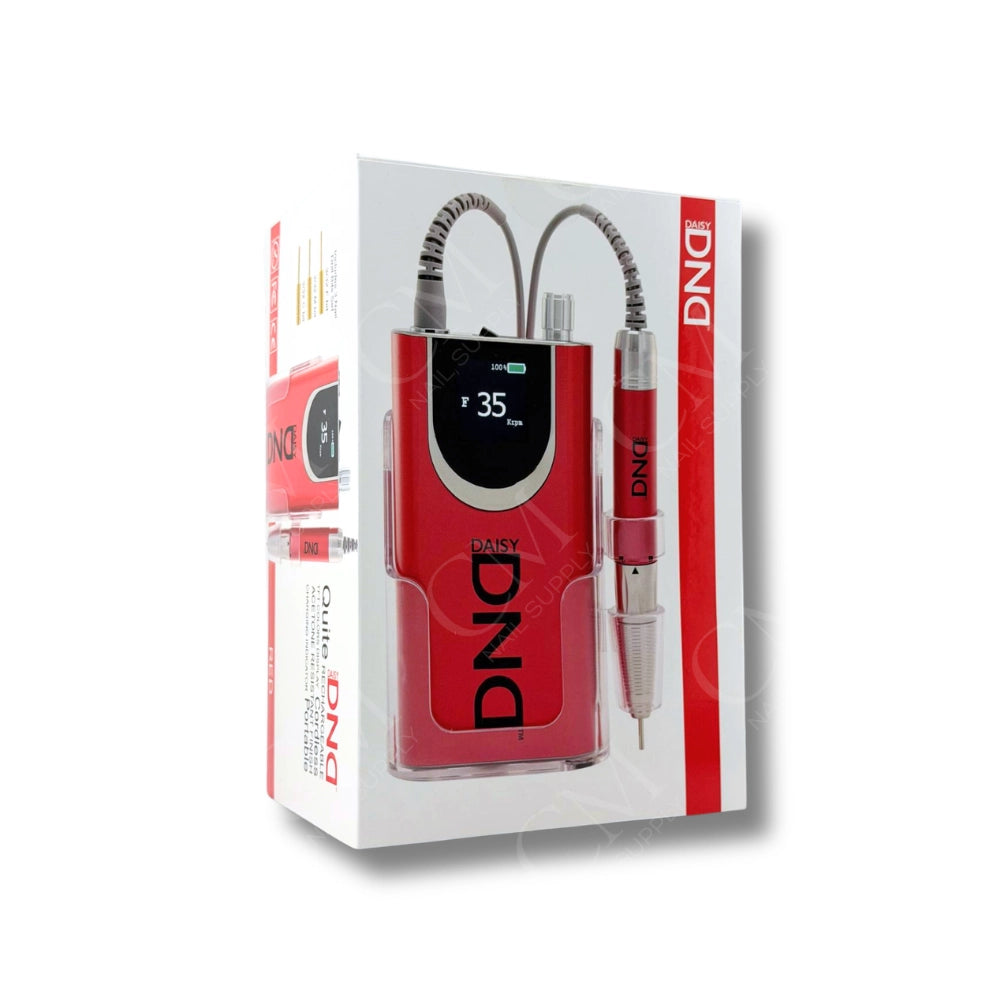 DND electric nail file operating at 35000 RPM packaging