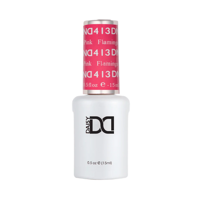 DND Flamingo Pink #413 gel polish bottle