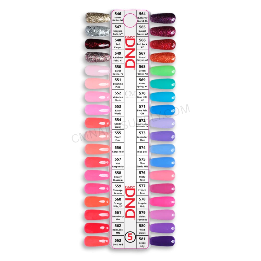 DND Gel Polish Collection bulk buy wholesale swatch available from Canadian online nail supply