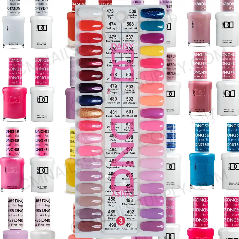 DND Gel Polish Set Collection #2 featuring 36 gel and lacquer duo sets wholesale bundle