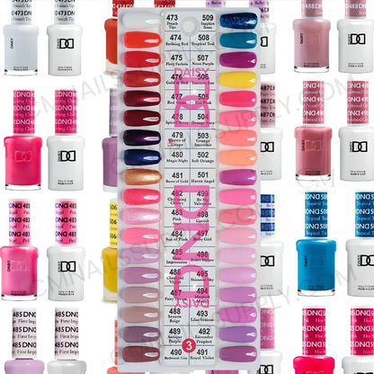 DND Gel Polish Set Collection #2 featuring 36 gel and lacquer duo sets wholesale bundle