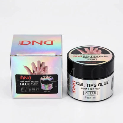 DND Gel Tips Glue Clear for professional nail extensions in Canada