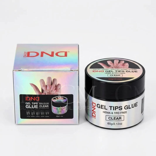 DND Gel Tips Glue Clear for professional nail extensions in Canada