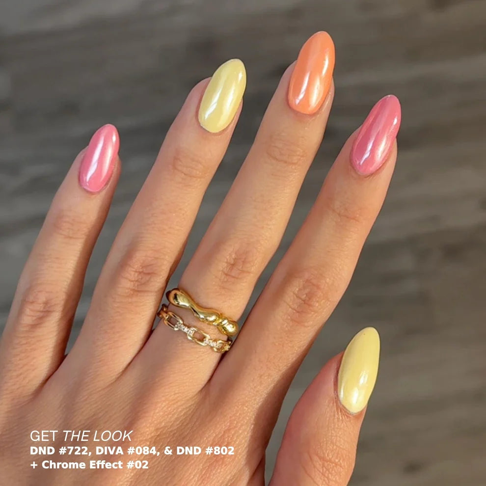 DND Honeymoon #802 neutral gel polish manicure