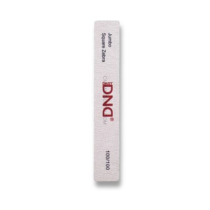 DND jumbo square nail file for shortening acrylic nail extensions