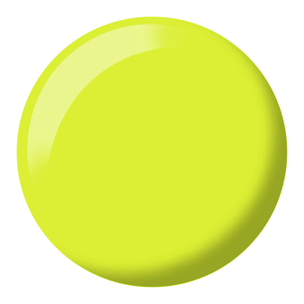 DND Lemon Juice #424 yellow nail polish color swatch