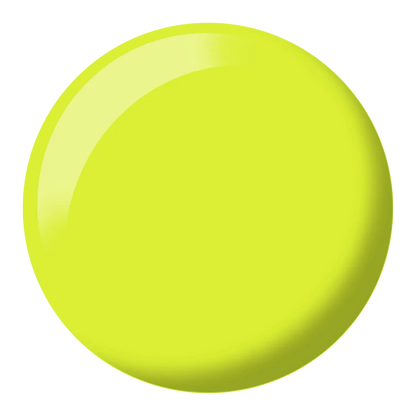 DND Lemon Juice #424 yellow nail polish color swatch