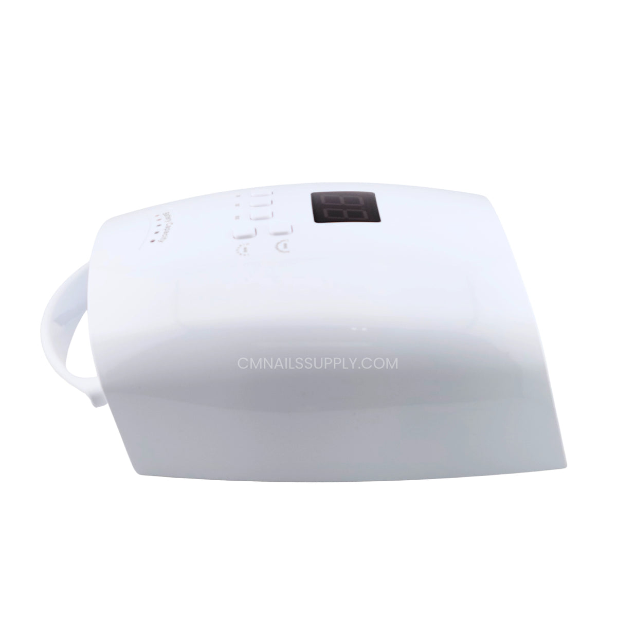 DND 48W UV LED nail lamp shown closed, a compact size for a busy nail station
