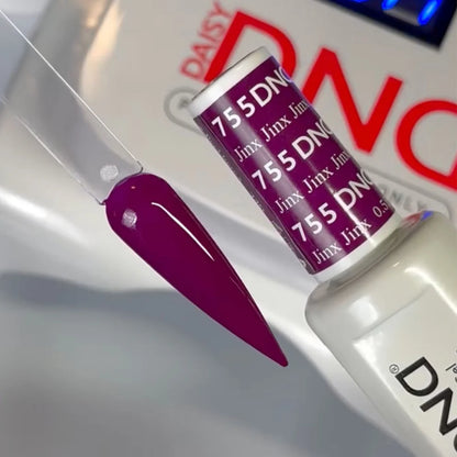 DND Jinx 755 gel and nail polish duo bottles, DND nail polish Canada